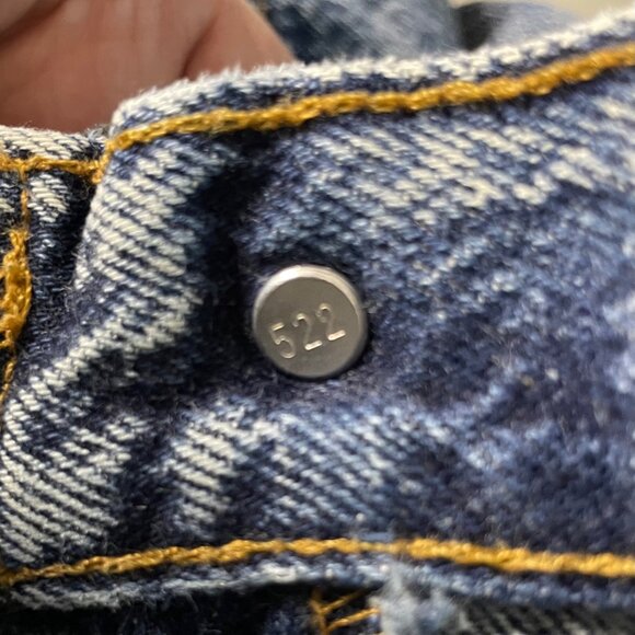 Vtg Grail 80’s Levi’s Men’s 32x32 Blue Acid Wash Button Fly Straight Leg Jeans - Picture 5 of 8